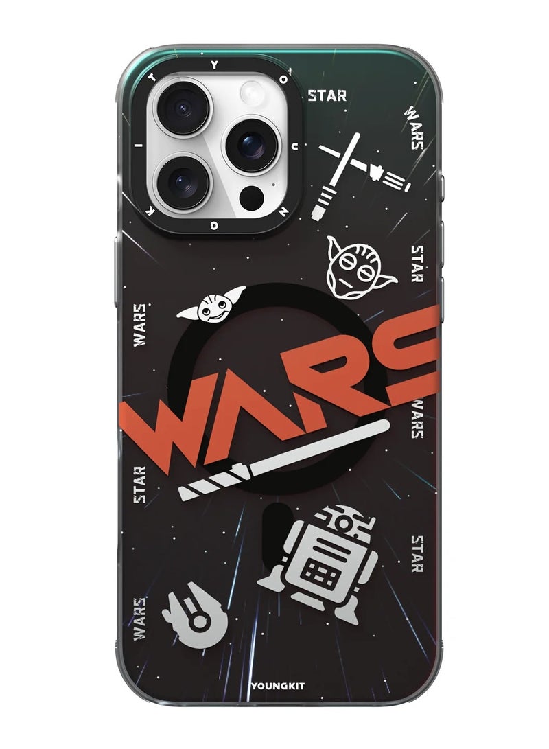 YOUNG KIT Interstellar Journey Case for iPhone 16 Pro – Futuristic Cosmic Design, Space-Age Detailing & Out-of-This-World Aesthetic - Image 1