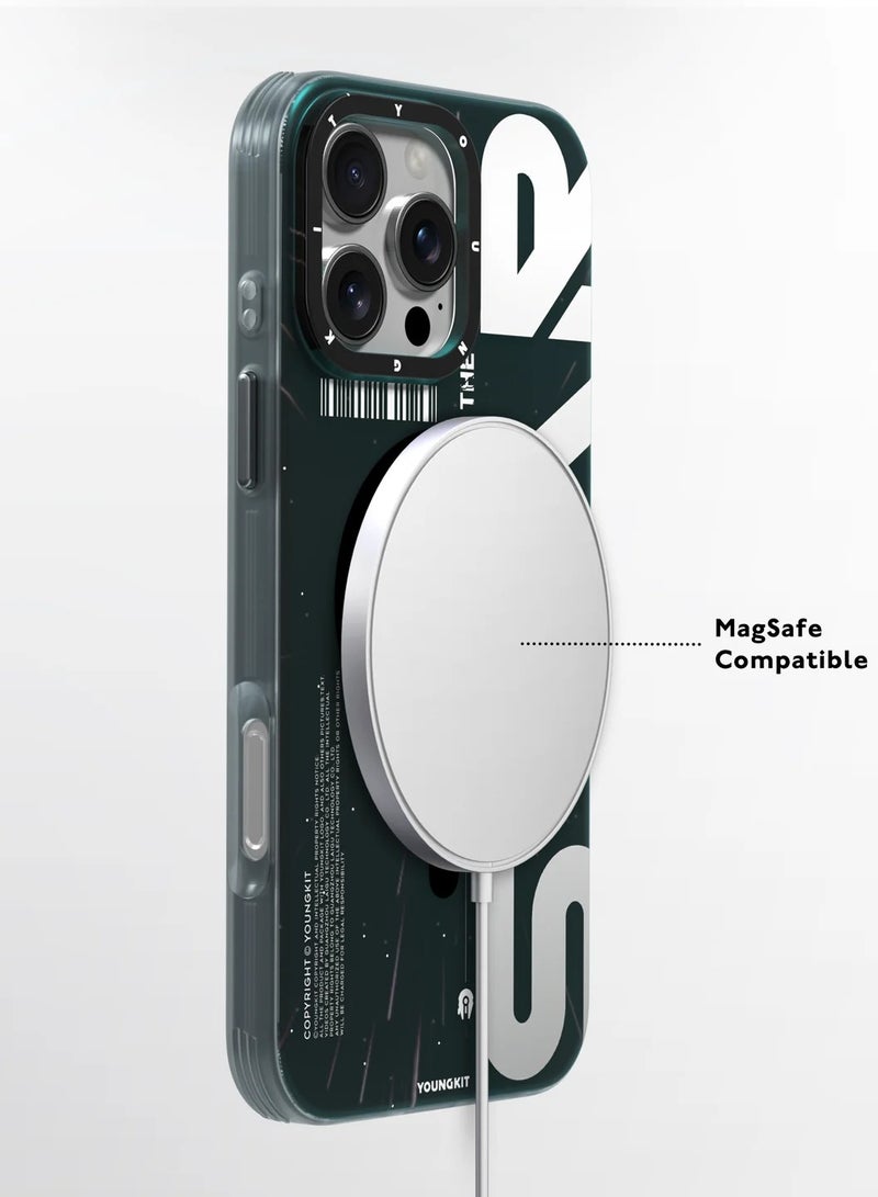 YOUNG KIT Interstellar Journey Case for iPhone 16 Pro – Futuristic Cosmic Design, Space-Age Detailing & Out-of-This-World Aesthetic - Image 5
