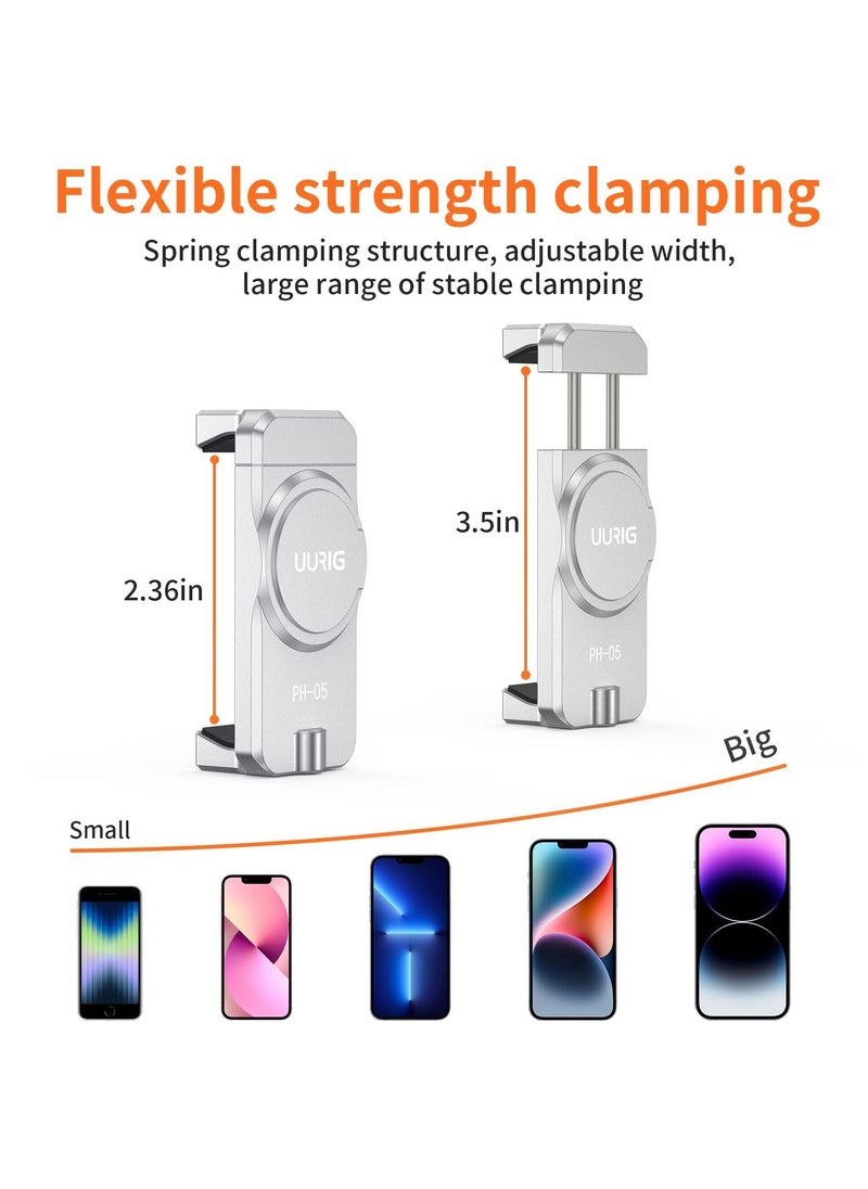 Excefore - Magnetic Cell Phone Clamp for DJI, DJI Magnetic Ring Holder Clamp, Phone Tripod Mount, Handheld Gimbals Magnetic Ring Holder for DJI OSMO 5/ 4/ 4 SE Accessories - Image 1