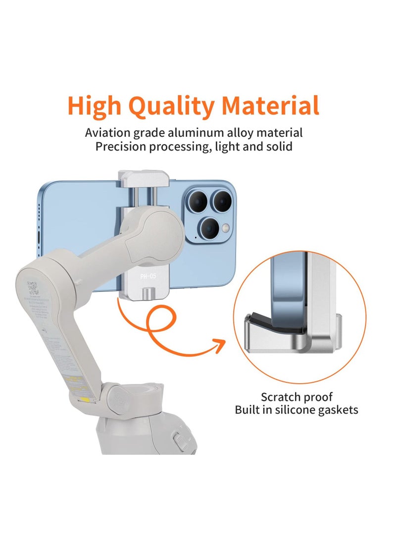 Excefore - Magnetic Cell Phone Clamp for DJI, DJI Magnetic Ring Holder Clamp, Phone Tripod Mount, Handheld Gimbals Magnetic Ring Holder for DJI OSMO 5/ 4/ 4 SE Accessories - Image 1