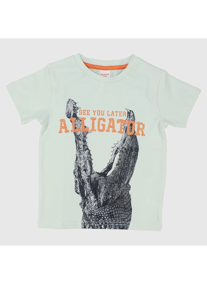quokka - Alligator Short-Sleeved T-shirt - Image 1