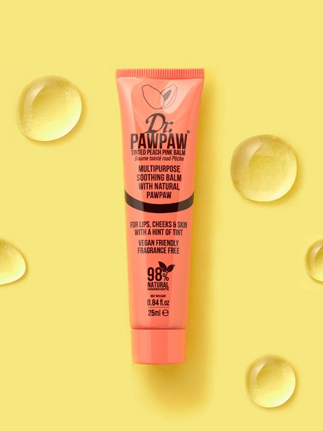 Dr.PAWPAW Dr. PAWPAW Tinted Peach Pink Lip Balm - 25ml - Image 1