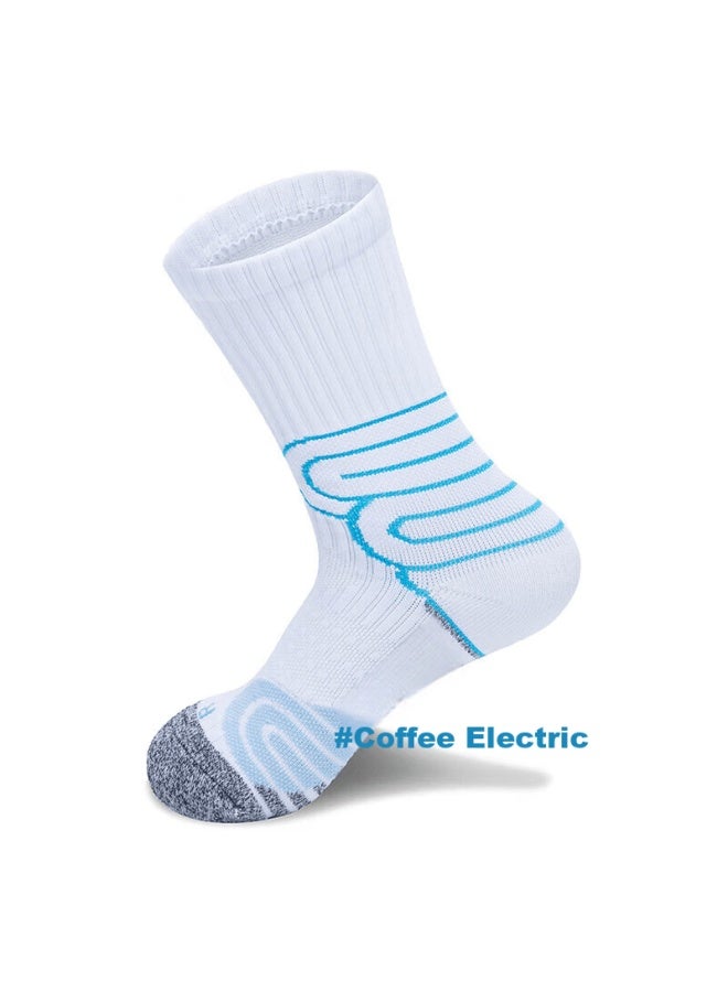 Tfo 6th Generation Kids Sports Socks Sweat-absorbing Breathable Hiking Outdoor Socks A2902418 White - Image 2