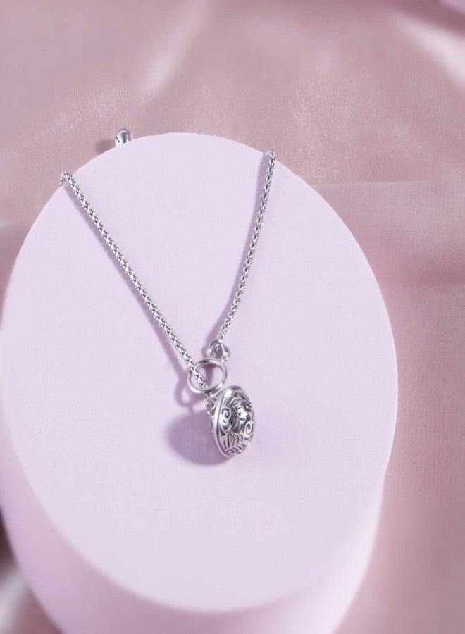 Helen de Lete Simple Style Vintage Tinkle Bell Fashion Sterling Silver Anklet for Women - Image 4