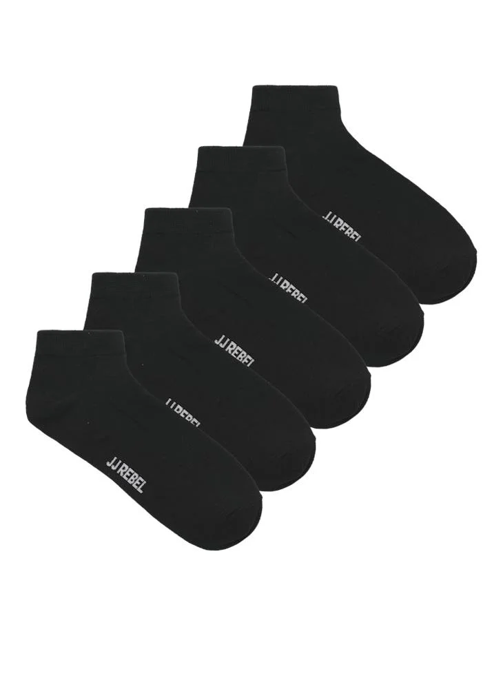 JJ Rebel 5 Pack Jrebrebel Logo Socks