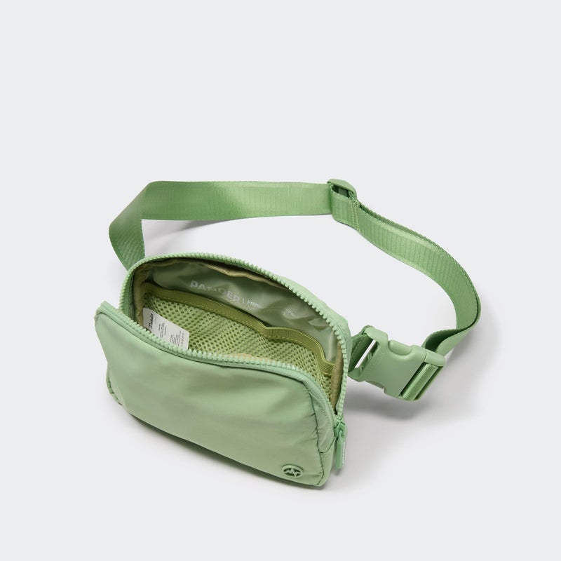 Pander Two Way Zipper Fanny Pack Nylon Everywhere Belt Bag for Women, Water Repellent Waist Packs, Crossbody Bags with Adjustable Strap. (Green Asparagus) - Image 5