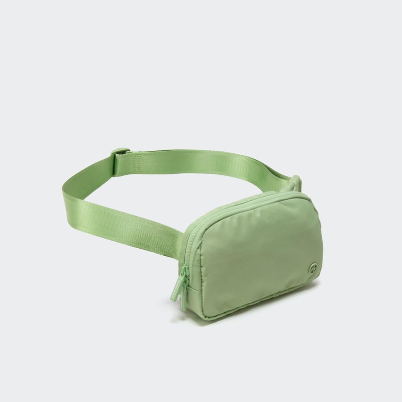 Pander Two Way Zipper Fanny Pack Nylon Everywhere Belt Bag for Women, Water Repellent Waist Packs, Crossbody Bags with Adjustable Strap. (Green Asparagus) - Image 3