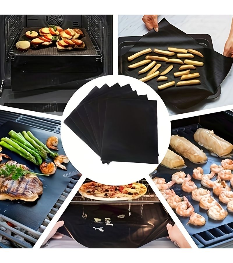 20pcs 40x33cm Reusable Teflon Baking Mat Set High Temperature Resistant Easy Clean for Oven Grill Toaster BBQ Camping Kitchen Tool - Image 5