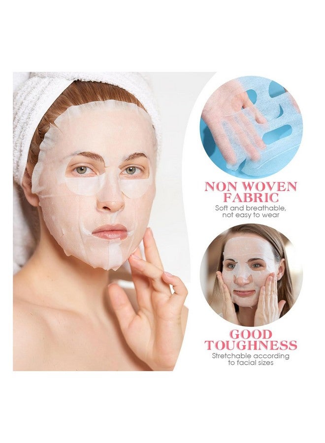إمبرينت طبعة خاصة، ٢٠ قطعة من أقنعة الوجه القطنية المكبرة، قناع تجميلي للعناية بالبشرة، اصنعها بنفسك | قناع سبا قطني للوجه - Image 3