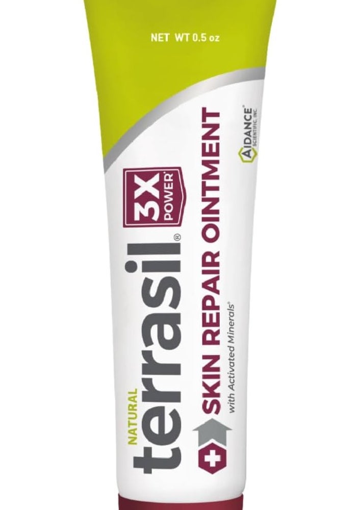 Terrasil Antibacterial Skin Repair Ointment - 3X Faster Healing with Activated Minerals - All Natural Formula - Image 1