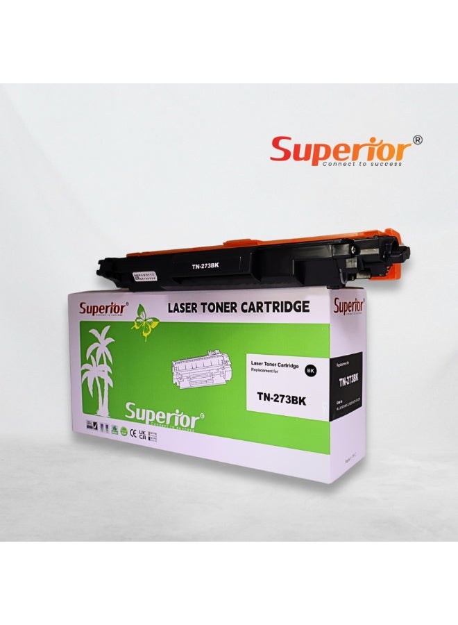 SOS Superior Superior TN273BK Black Premium Compatible Toner Cartridge - With Chip - Image 3