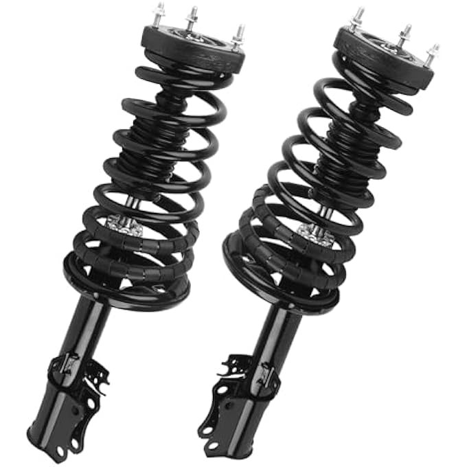 KUSATEC Rear Pair Complete Struts Shock Absorber Fit For 20022003 Lexus Es300 Toyota Camry 171493 171492 LeftRight Struts With Coil Spring Assemblies - Image 1