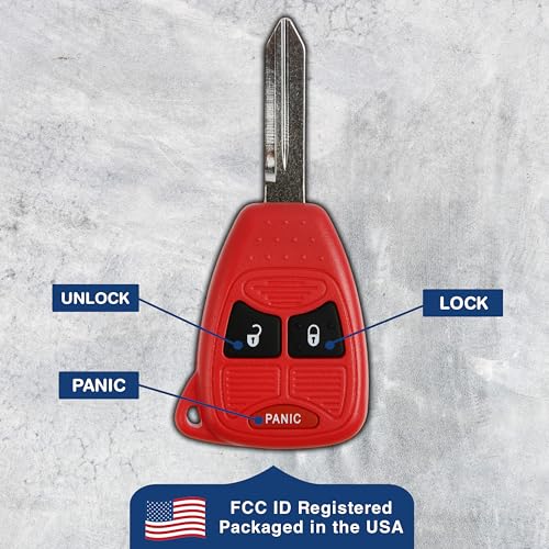 KeylessOption Key Fob for 2004 2005 2006 2007 2008 2009 2010 2011 2012 2013 2014 2015 2016 2017 Chrysler 300 Dodge Charger Jeep Cherokee Remote, 3-Button OHT692427AA, Programming Guide Included - Image 5