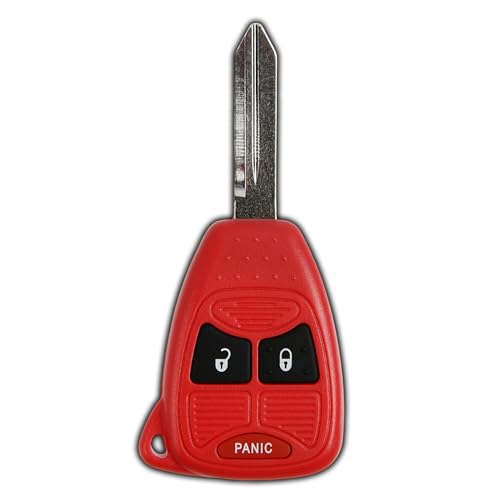 KeylessOption Key Fob for 2004 2005 2006 2007 2008 2009 2010 2011 2012 2013 2014 2015 2016 2017 Chrysler 300 Dodge Charger Jeep Cherokee Remote, 3-Button OHT692427AA, Programming Guide Included - Image 1