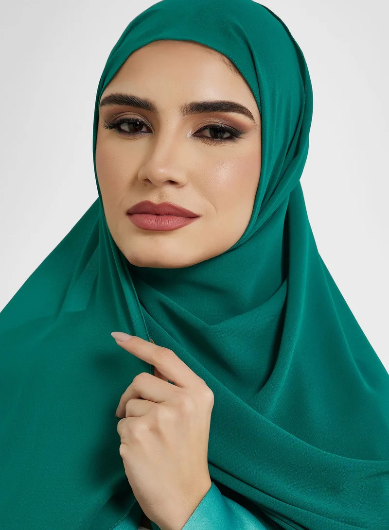 Khizana Embellished Detail Abaya With Sheila
