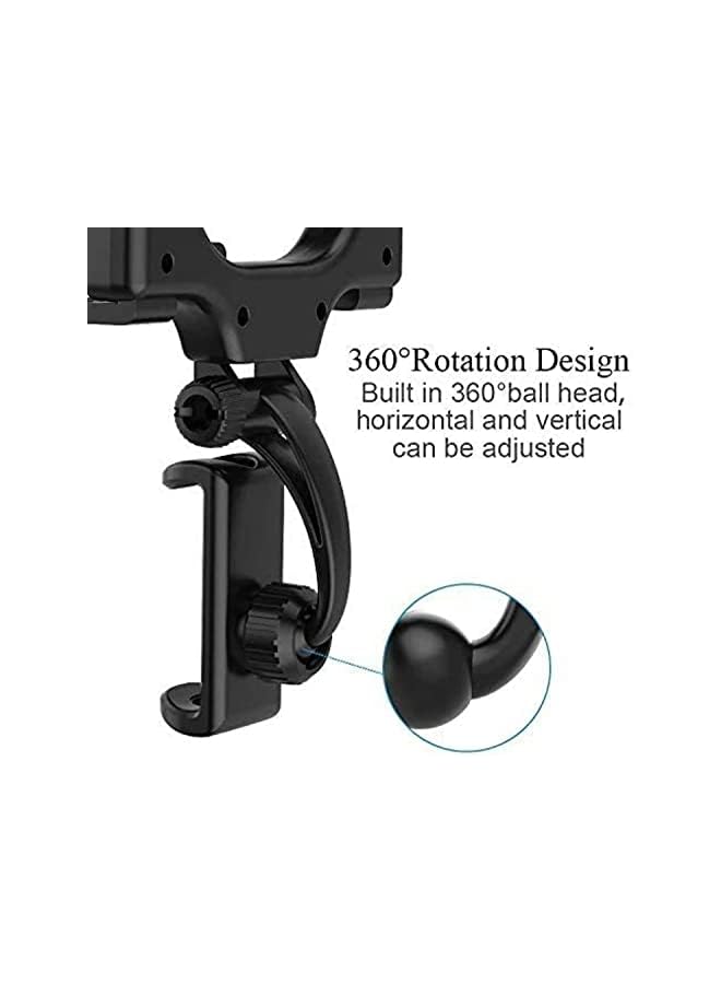 S-TOP 360 Rotation Adjustable Car Rearview Mirror Mount Phone Holder GPS Stand Universal Navigate Support Automobile Data Recorder Bracket Easy to Install Applicable to 99% of Car Models - Image 3