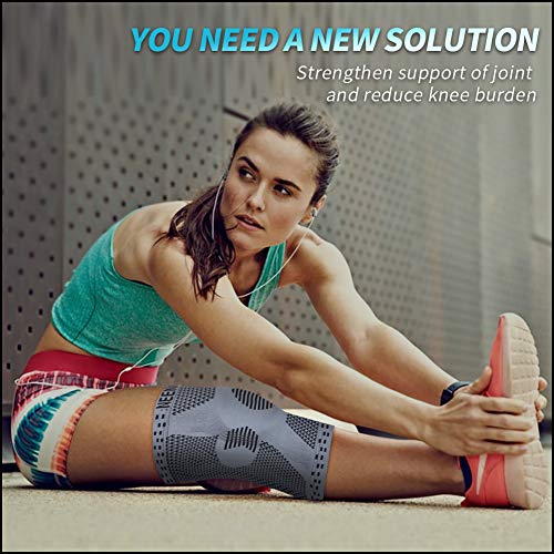 NEENCA Professional Knee Brace for Pain Relief, Medical Knee Support with Patella Pad & Side Stabilizers, Compression Knee Sleeve for Meniscus Tear, ACL, Joint Pain, Runner, Workout - FSA/HSA APPROVED - Image 5