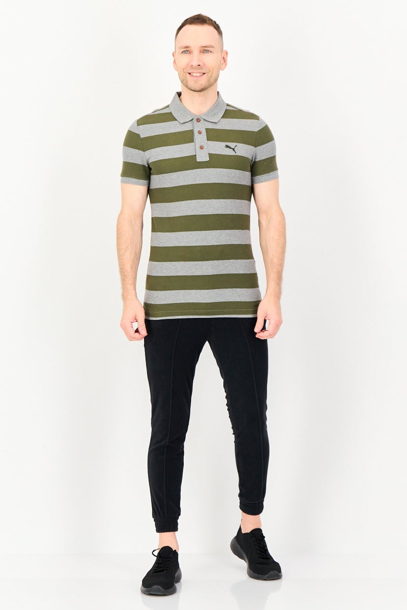 PUMA قميص بولو قصير الأكمام للرجال بتصميم نحيف، متعدد الألوان - Image 2