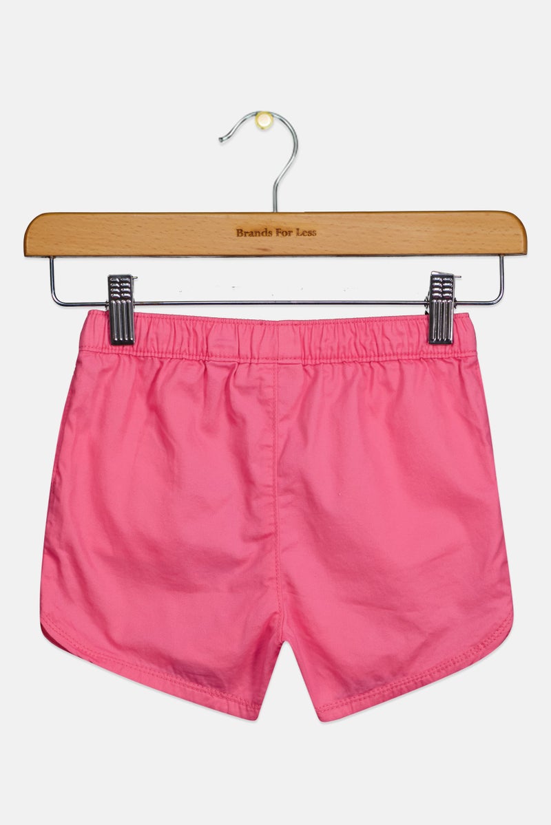 The Children's Place Toddlers Girl Solid Basic Shorts, Pinke - Image 2