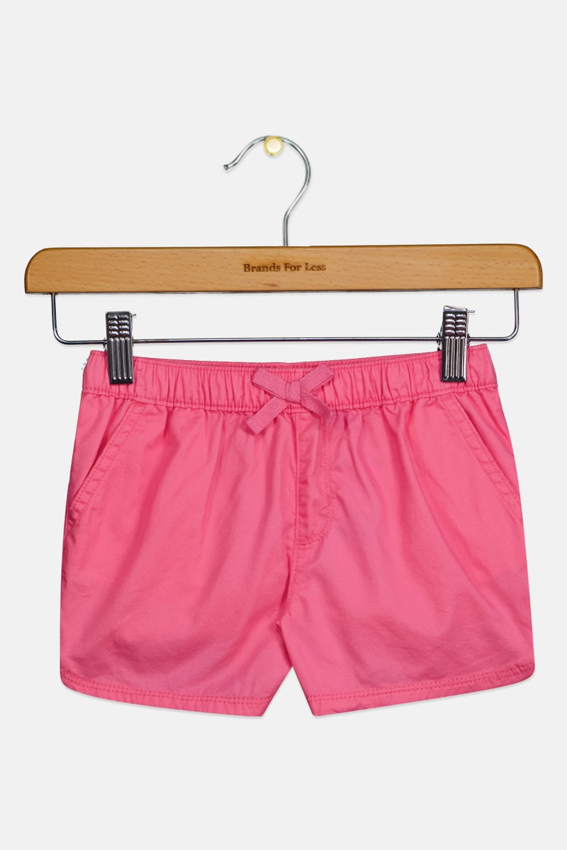 The Children's Place Toddlers Girl Solid Basic Shorts, Pinke - Image 3