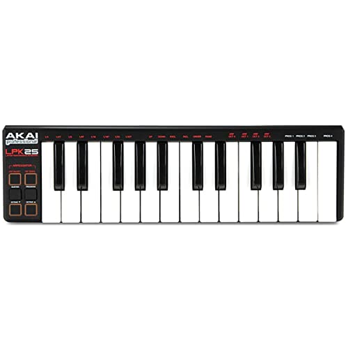 Akai Professional أكاي بروفيشنال LPK25 | لوحة مفاتيح USB MIDI محمولة فائق النحافة بـ 25 مفتاح للتحكم لأجهزة اللابتوب - Image 2