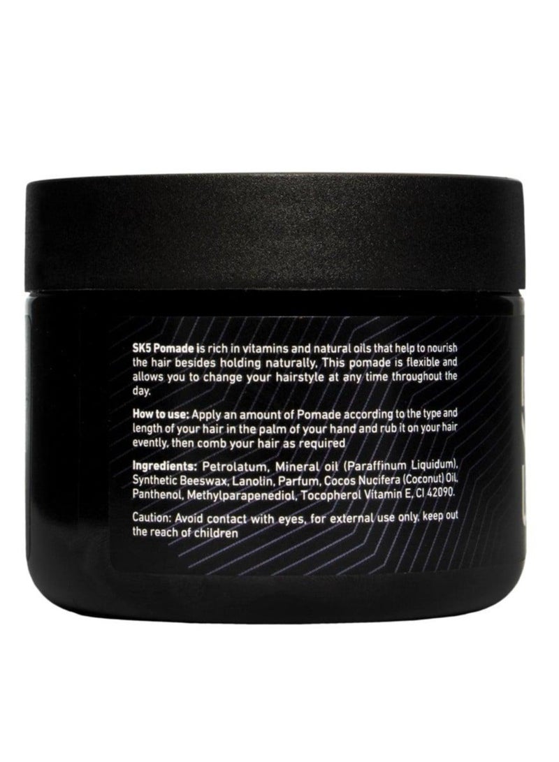 SK5 SK5 Natural Hold Hair Styling Pomade - Vitamin-Enriched Hair Care, 150ml - Image 2
