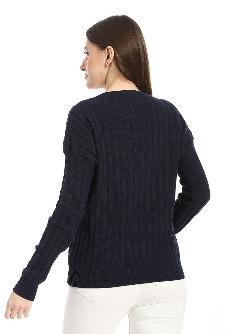 Caesar Women's wool cardigan with front buttons  - Image 5