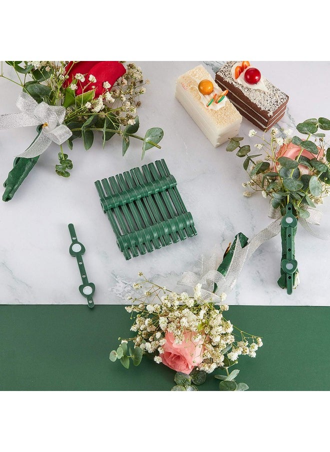 WILLBOND WILLBOND 15 Pairs Floral Boutonniere Magnets Corsage Brooches Magnet for Handmade Wedding Bride Boutonnieres Corsage Flower Pins Business Buttonhole Flowers Making Accessories  - Image 4