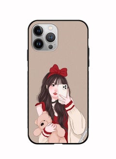 VR CREATIVE Protective Case Cover For Apple iPhone 12 Pro Max Girl Holding Teddy Design Multicolour  - Image 1