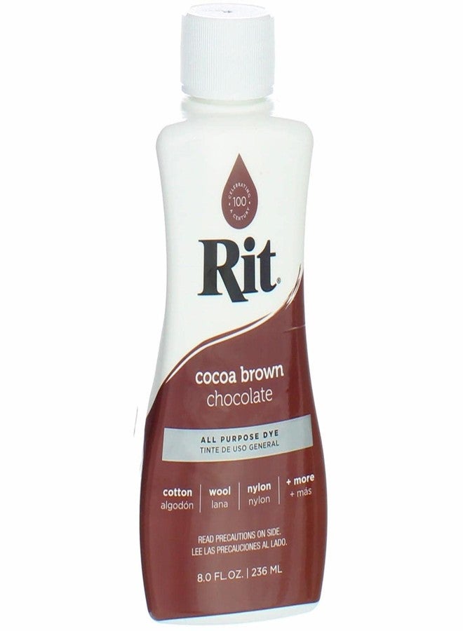 Rit Dye Liquid 8oz-Cocoa Brown - Image 1