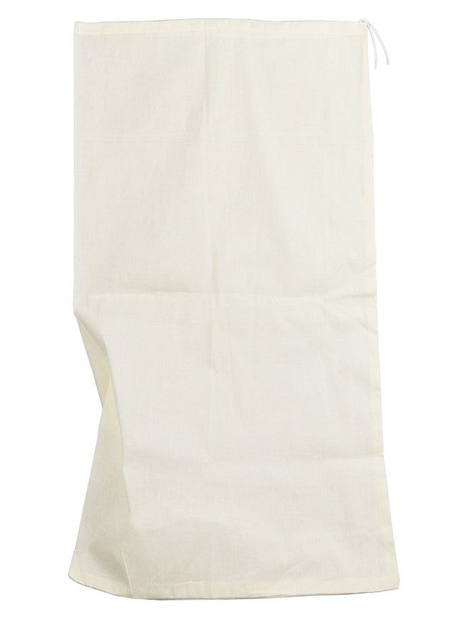 Pinfox Reusable Cotton Muslin Straining Bag Fine Mesh Food Strainer Filter Bags for Nut Milk, Juice, Tea, Cheesecloth, Yogurt, Home Brewing, Hop Bags (13.78" x 9.84") - Image 2