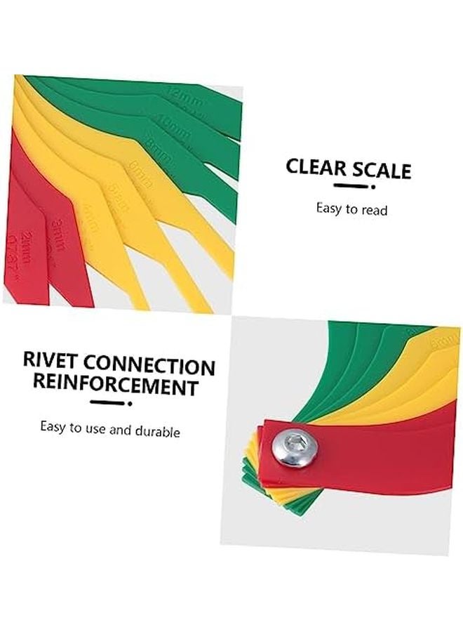 Valiclad Brake Pad Thickness Gauge Feeler Tool With Color Coded Indicators For Auto Maintenance - Image 4