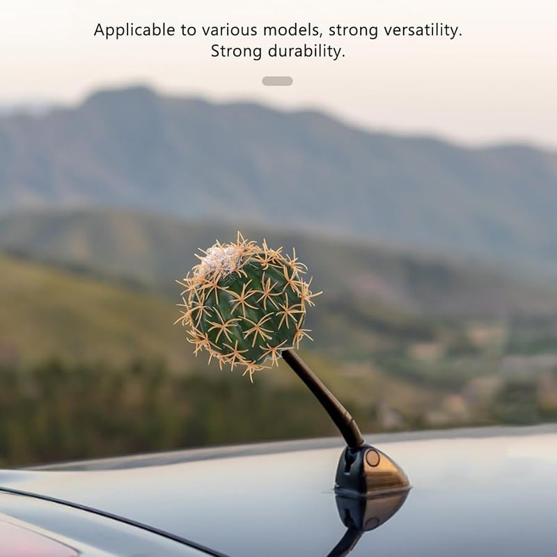 Cactus Car Antenna Topper Decoration For Home Garden Office Compact Size - Image 4