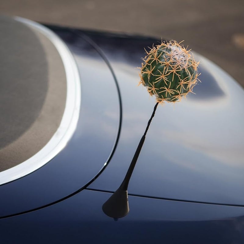 Cactus Car Antenna Topper Decoration For Home Garden Office Compact Size - Image 5
