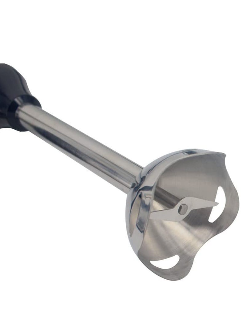 جينيكست Hand Blender 5 in 1 Stainless Steel Stem with Chopper and Whisk 6-Speed Immersion Stick Blender - Image 4