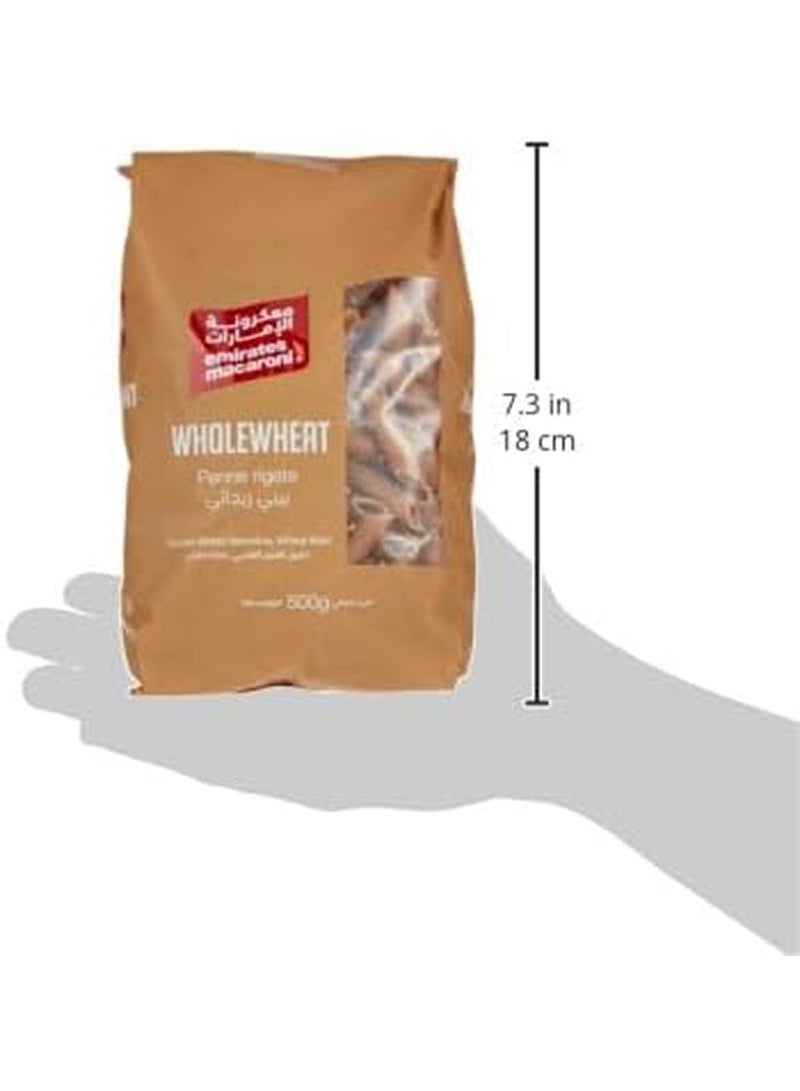Emirates Macaroni Wholewheat Penne Rigate 500g - Image 3