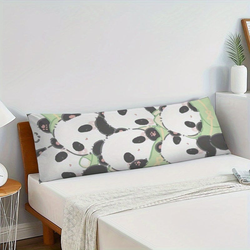 Large Panda Body Pillow 20x54 Inches Double Sided Print Super Soft Machine Washable - Image 5
