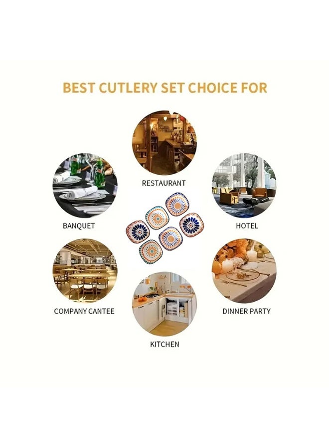 6 قطع من أطباق الحلوى وأوعية الغمس الخزفية ومجموعة أطباق الصلصة الخزفية اليابانية العتيقة وطبق المقبلات للحفلات ووعاء الحلوى وأوعية رقائق البطاطس وأدوات الطعام - Image 5