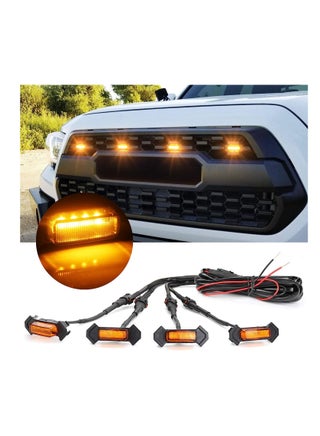 LED Grille Lights Amber Yellow with Fuse for Tacoma TRD PRO Front Grille - pzsku/Z25134D4075AF0C83E9D0Z/45/_/1692775015/24180bcb-8039-4716-874d-4445708ba701
