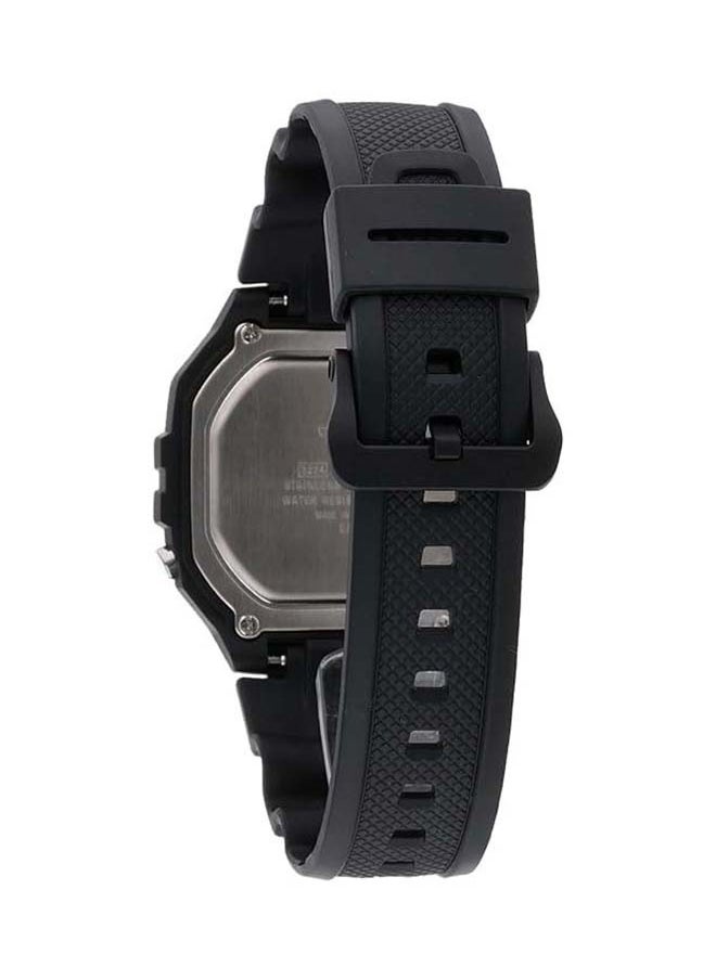 CASIO - Men's Resin Digital Wrist Watch W-218H-1BVDF -Black - Image 1