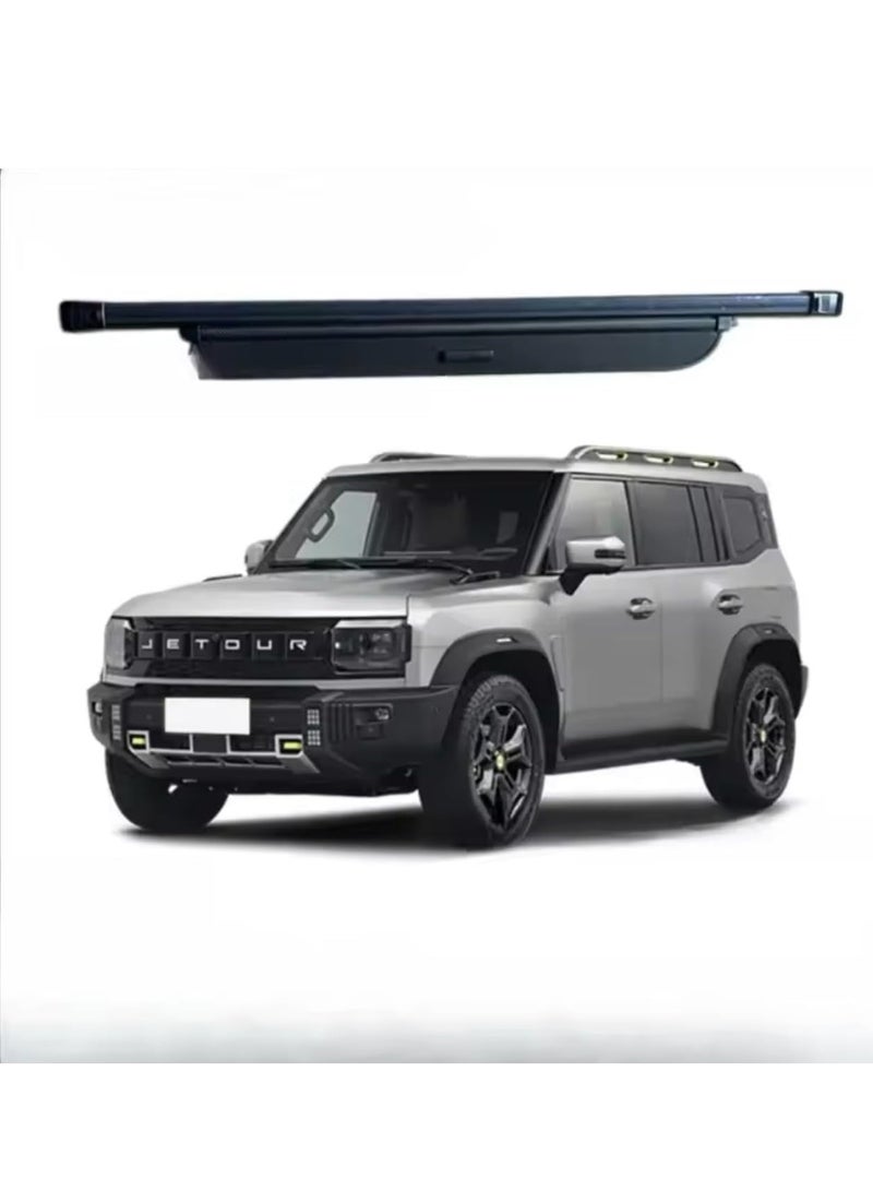Rear Trunk Cargo Cover Cargo Cover For JETOUR T2 2024 2025Retractable Trunk Cargo Cover Privacy Security Screen Luggage Shield Shade Cargo Cover - Image 2