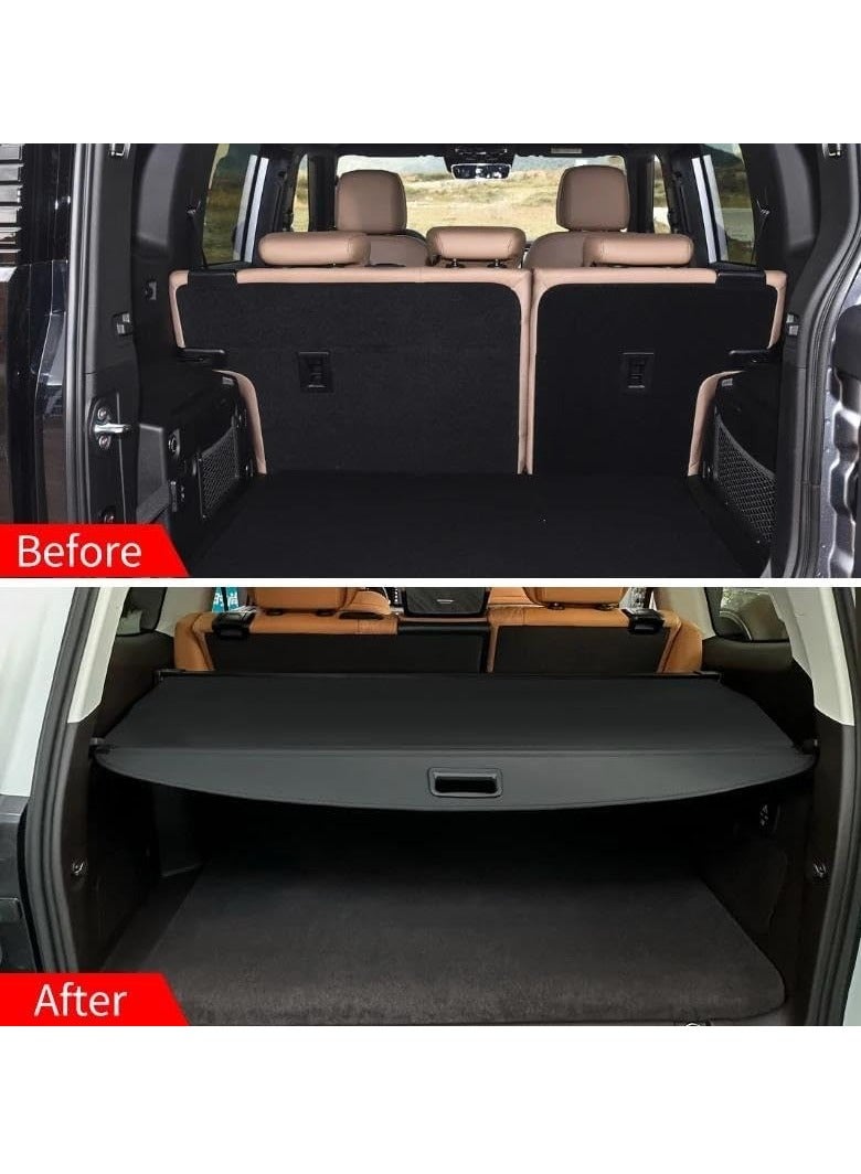 Rear Trunk Cargo Cover Cargo Cover For JETOUR T2 2024 2025Retractable Trunk Cargo Cover Privacy Security Screen Luggage Shield Shade Cargo Cover - Image 3