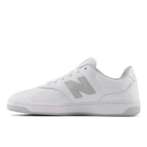 New Balance Men's BB80 V1 Sneaker, White/Grey, 5 - Image 1