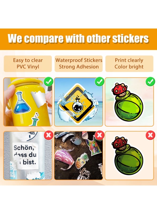 50 Pcs Science Stickers for Kids Teens Students Teachers Natural Sciences Laboratory Stickers Chemistry High School Waterproof Vinyl Decals for Laptop Notebook Science Classroom Decor - Image 5