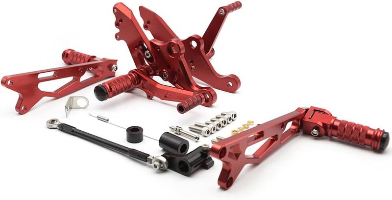 Krace Motorcycle Rearsets Fit For Honda Grom MSX125 2017 2018 2019 2020 2021 Rear Set Footrests Brake Shift Pedals Fully Adjustable Foot Boards - Image 1