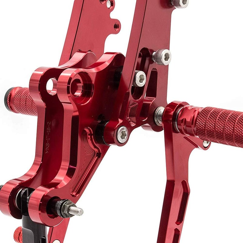 Krace Motorcycle Rearsets Fit For Honda Grom MSX125 2017 2018 2019 2020 2021 Rear Set Footrests Brake Shift Pedals Fully Adjustable Foot Boards - Image 3