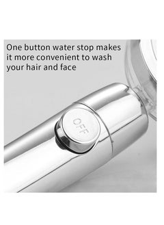 360 Rotated Shower Head Propeller Bathroom Turbo Boost Water Saving Spray Shower Head with Button Strong Big Water Flow - pzsku/Z2513CAEE41A5D1BA041DZ/45/_/1685629333/db1babba-f9d1-4466-8cfc-aa8d85dc7d01