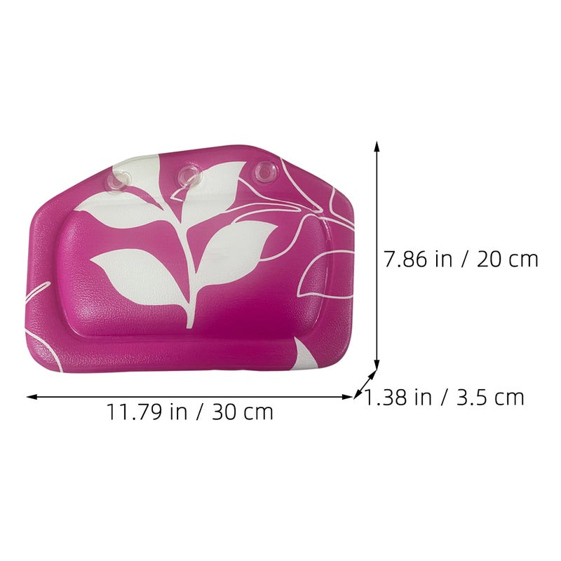2pcs Bathtub Pillow Tub Neck Pillow Bath Tub Pillow Headrest Pillow With Cup - Image 2