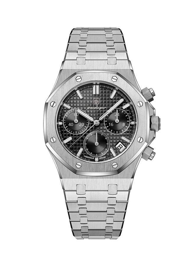 POEDAGAR Stainless Steel Back Men Watch - 49263 