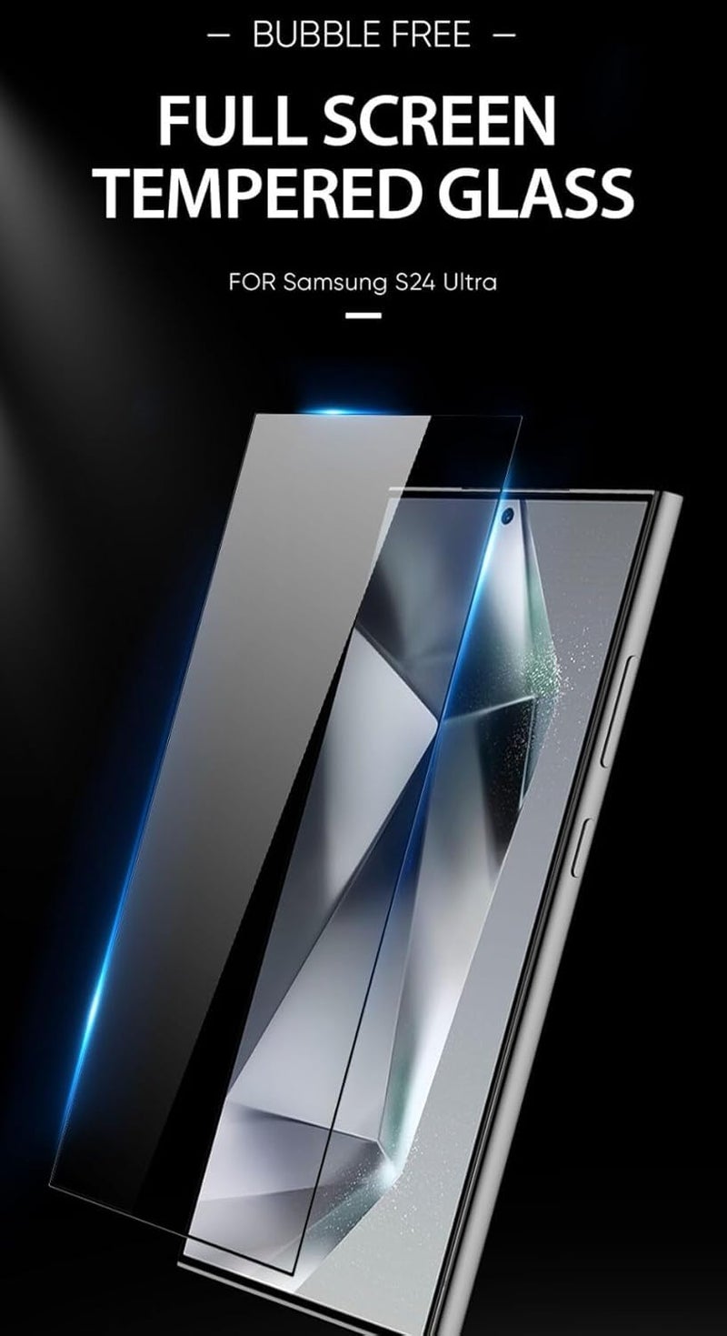 Mr Shield Mr.Shield Top-Notch HD+ Tempered Glass for Samsung Galaxy S24 Ultra (6.9 Inch) With Easy Installation kit | 9H Hardness | Military Grade Screen Protector | Case Friendly - Image 4